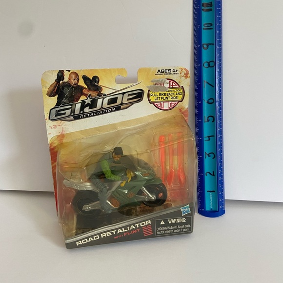 GI Joe Retaliation Road Retaliator Motorcycle With Flint New in Box - Picture 6 of 6